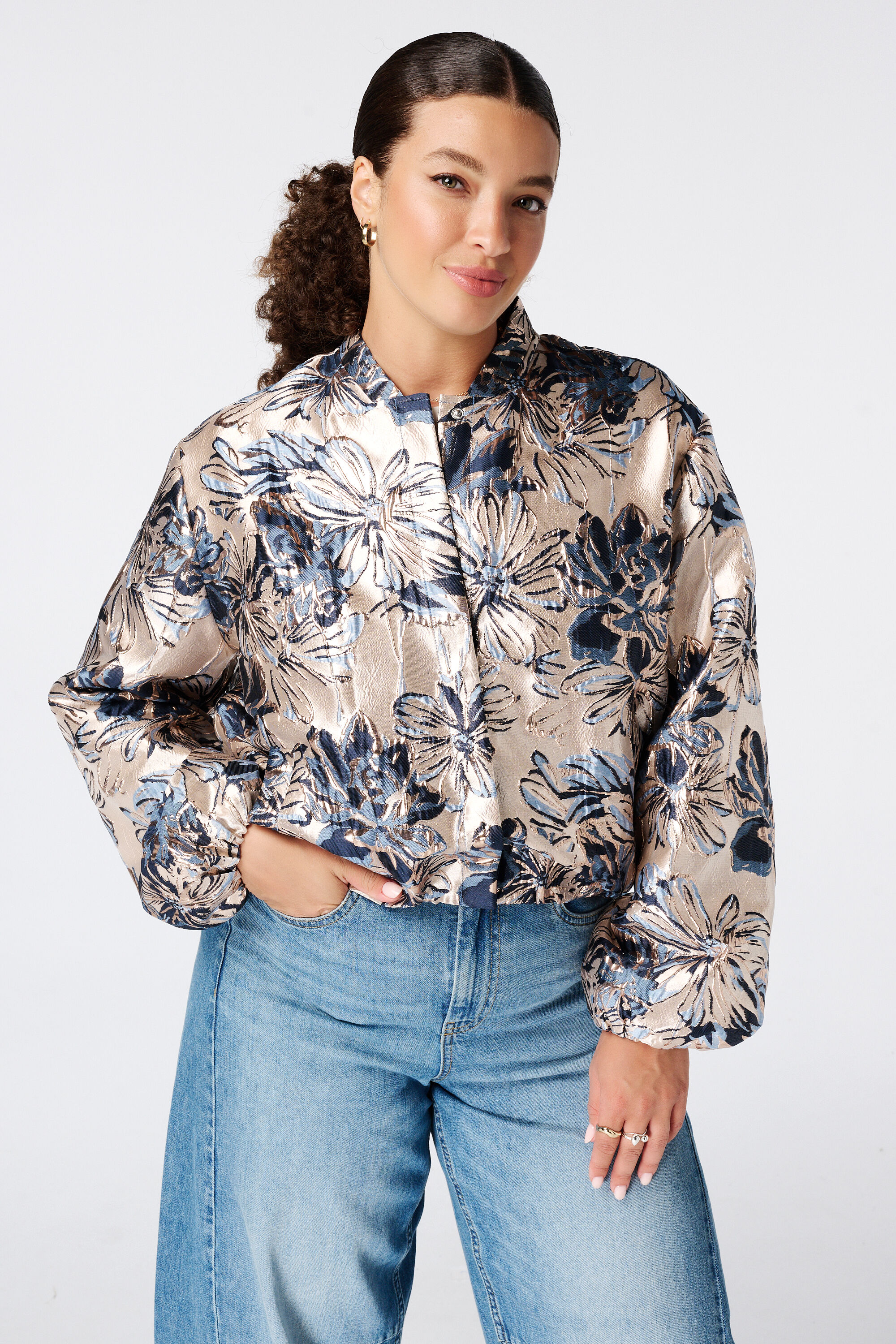 Bomber de jacquard