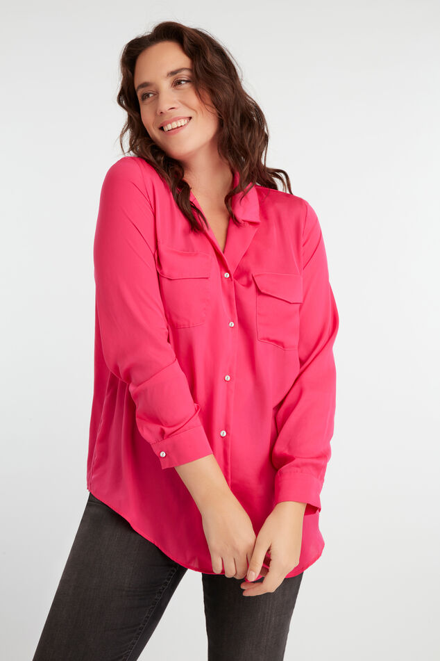 Blusa de satén image number 0