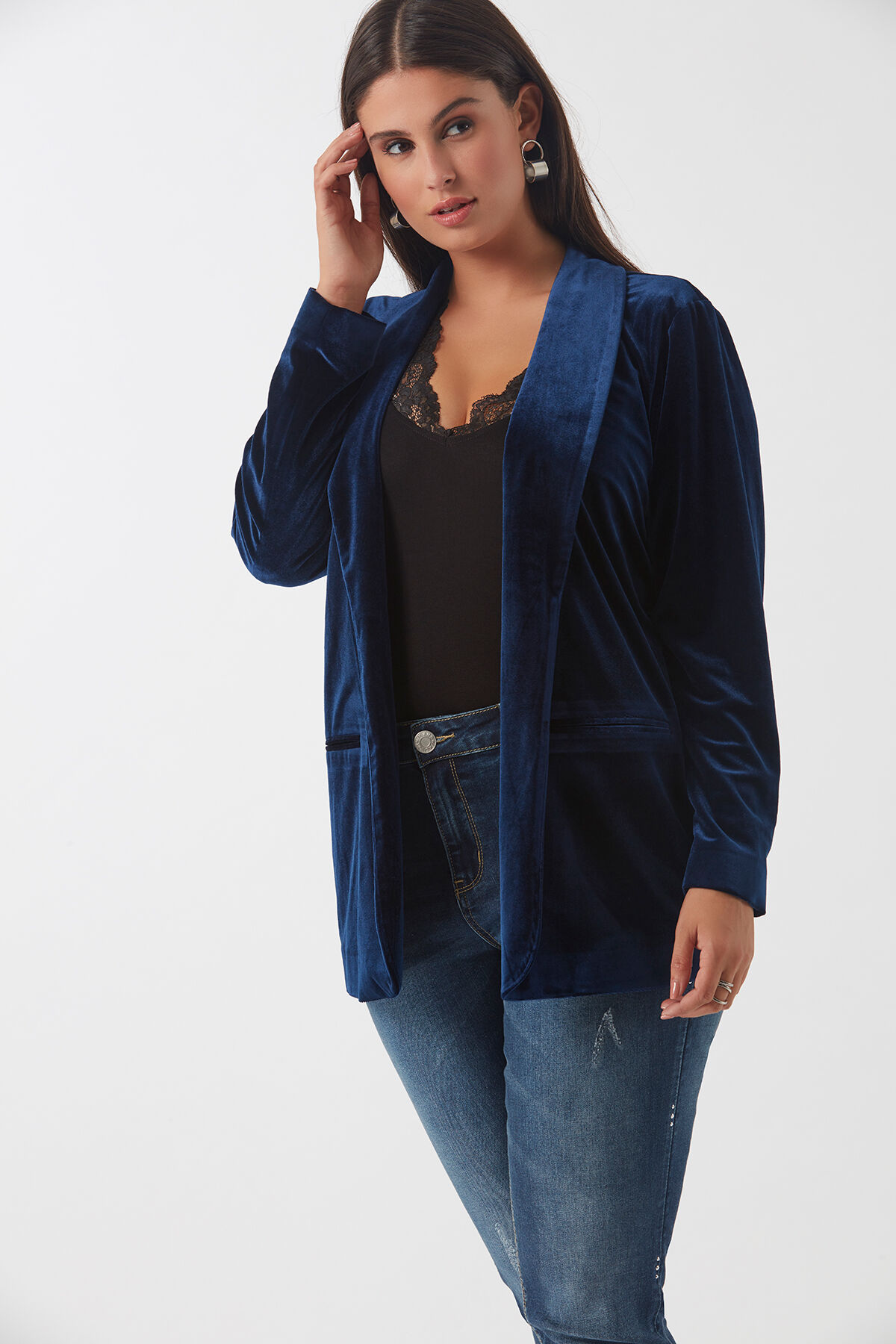 Top de encaje sin mangas image number 5