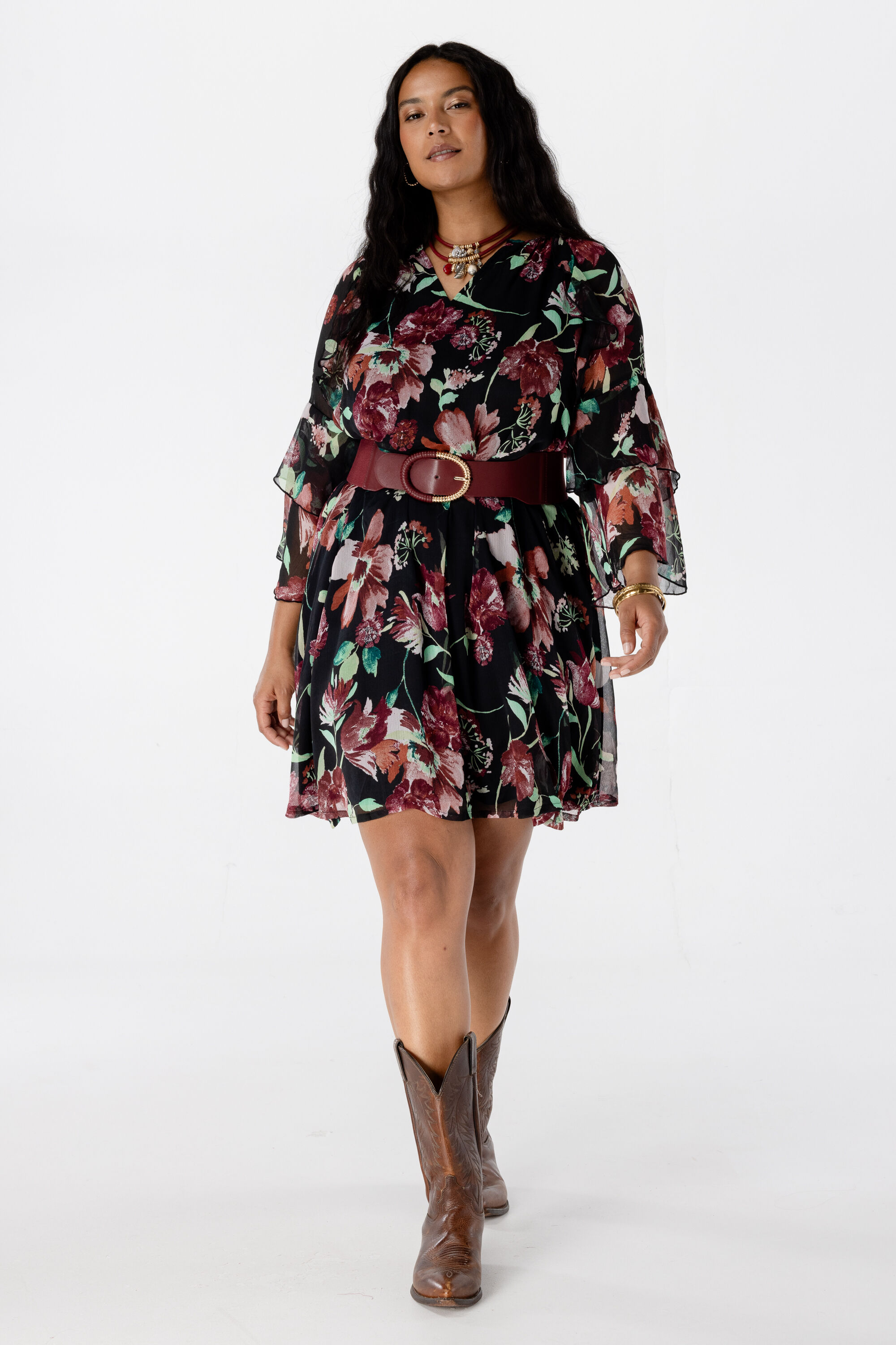 Vestido con estampado image number 5