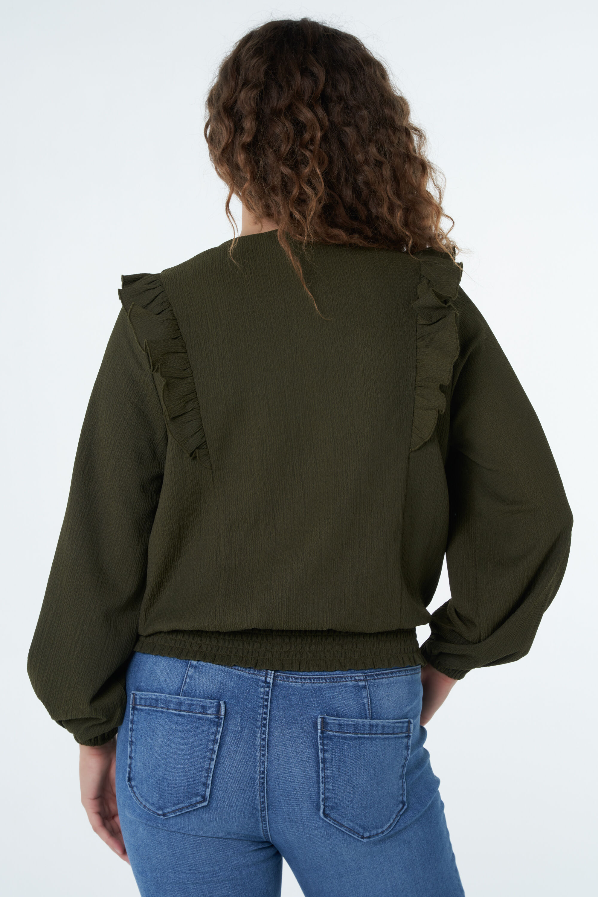 Top con corte globo image number 3