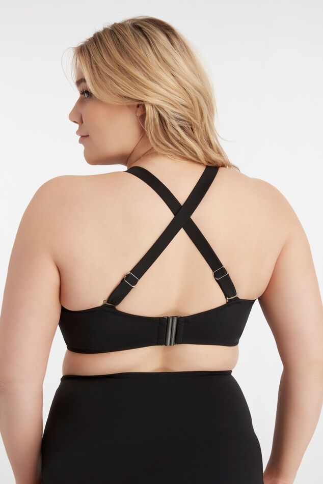 Braguita de bikini de color liso image number 5