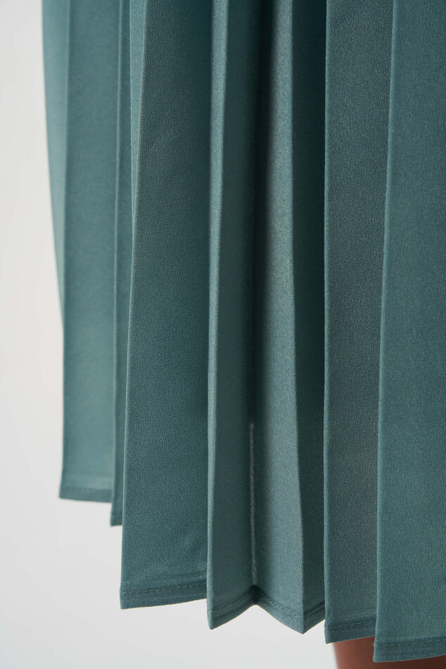 Falda midi plisada image number 5