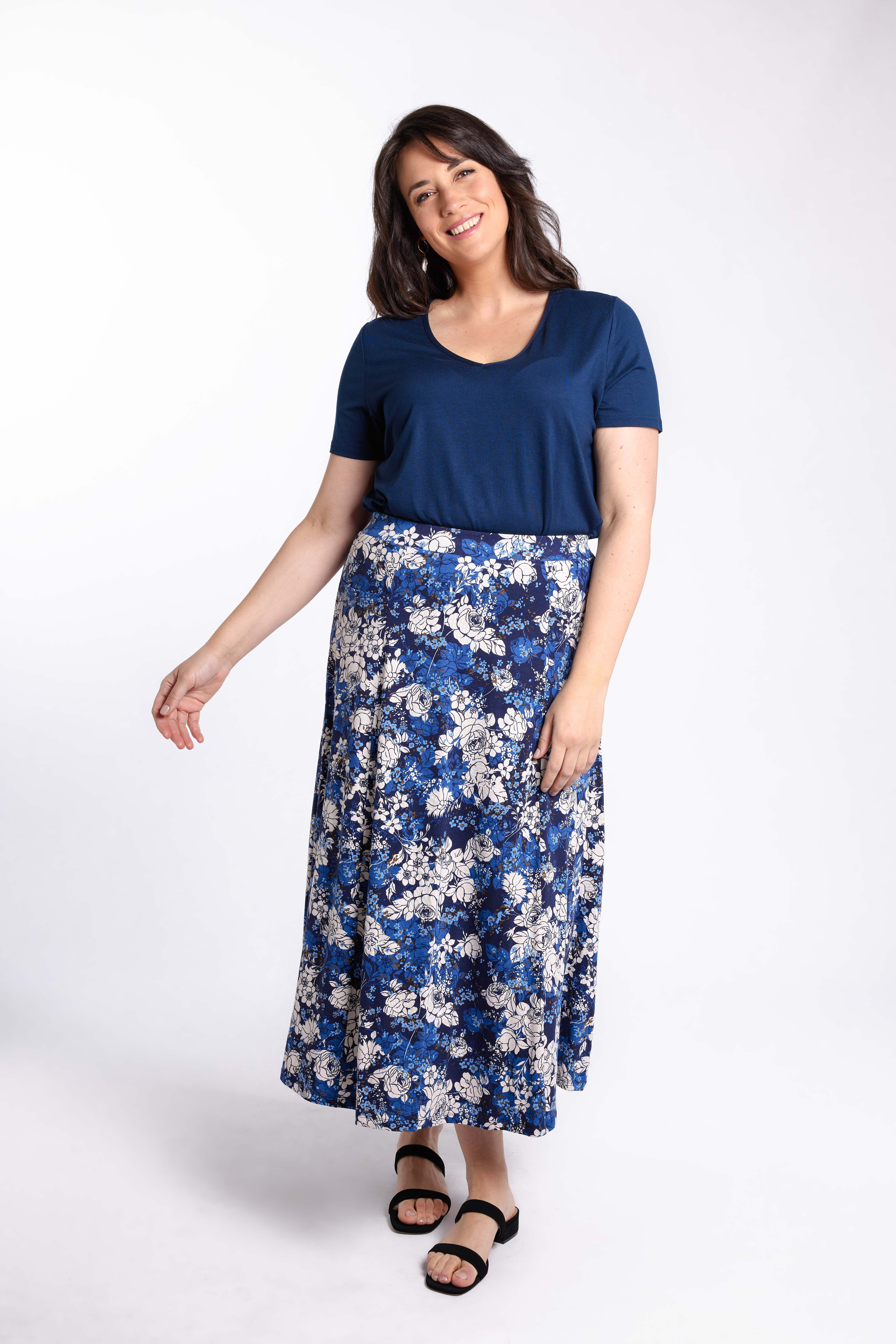 Falda maxi con bolsillos image number 7