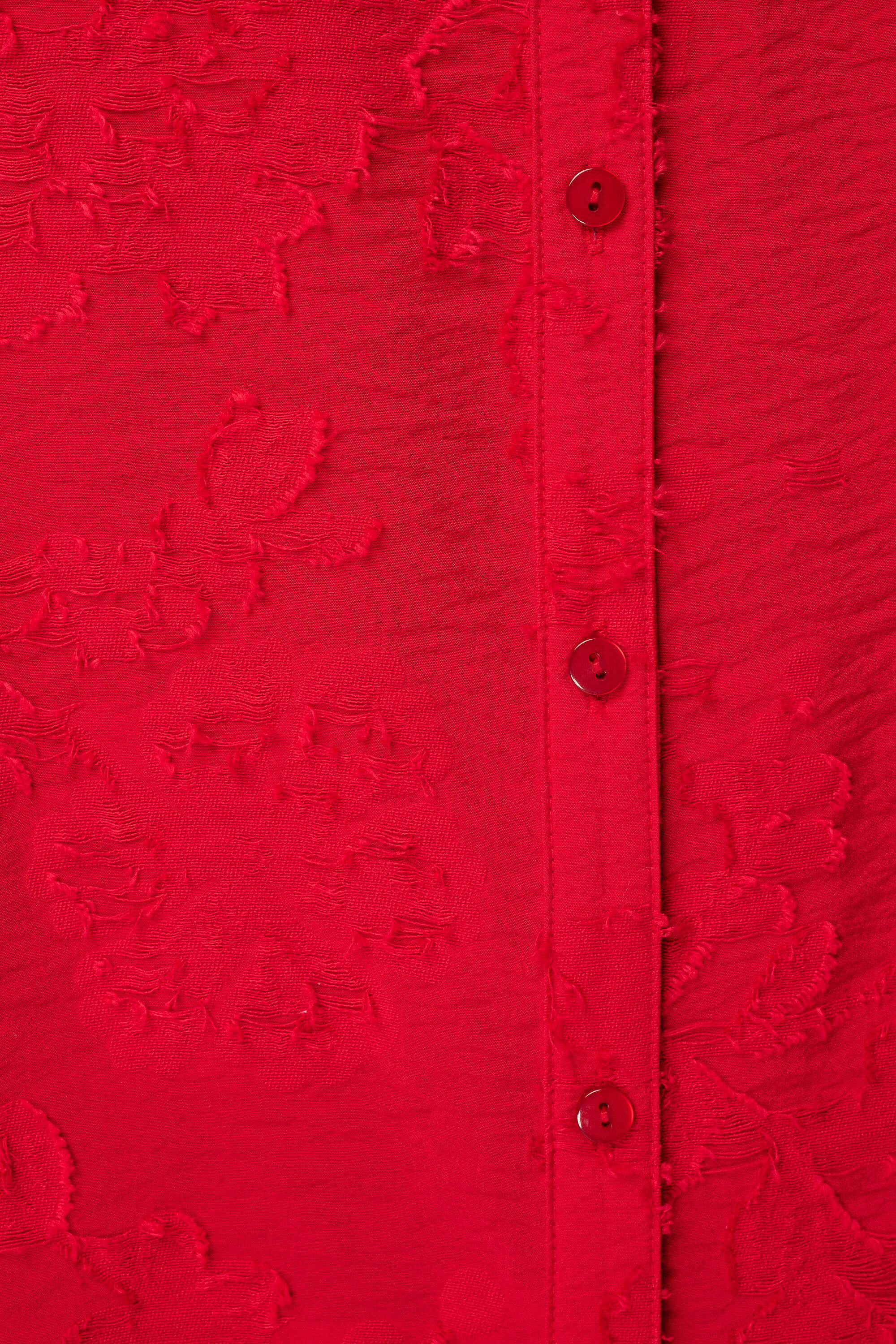 Blusa bordada con mangas abullonadas image number 6