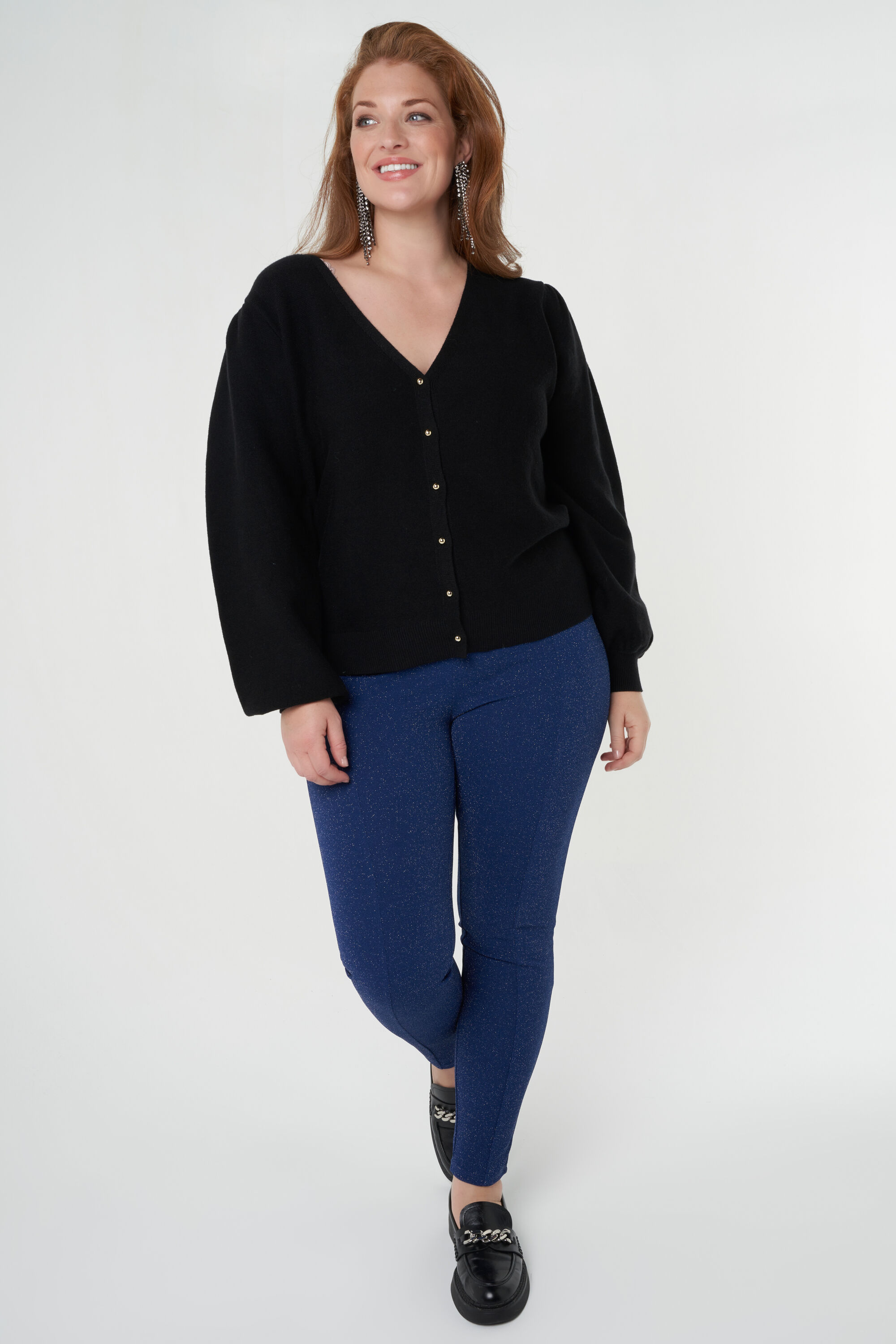 C&aacute;rdigan de punto con botones image number 4