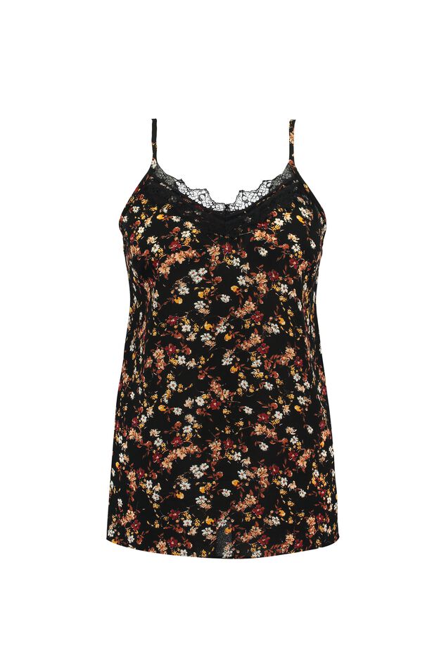 Blusa de encaje sin mangas image number 1