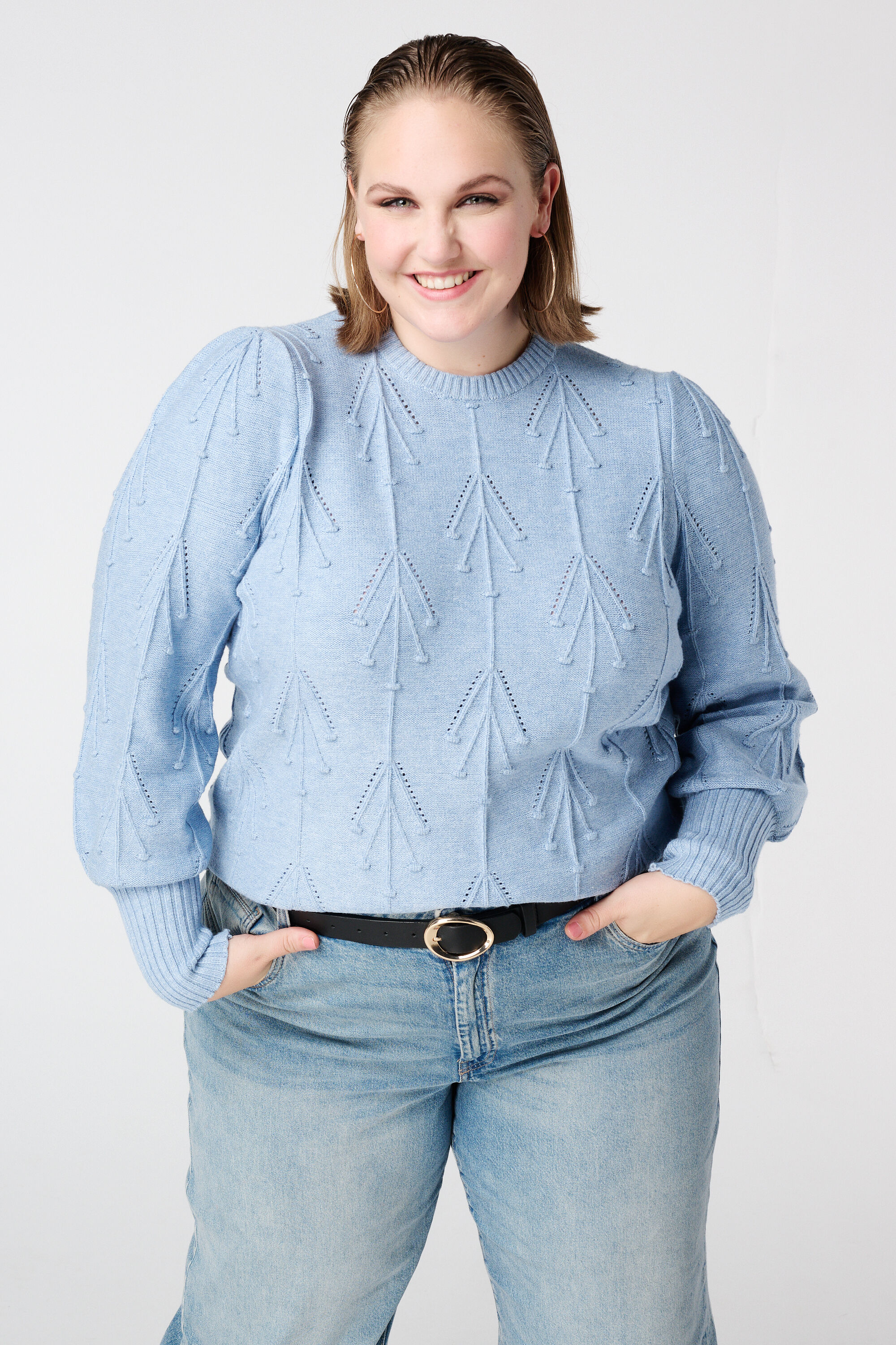 Su&eacute;ter de punto con estampado