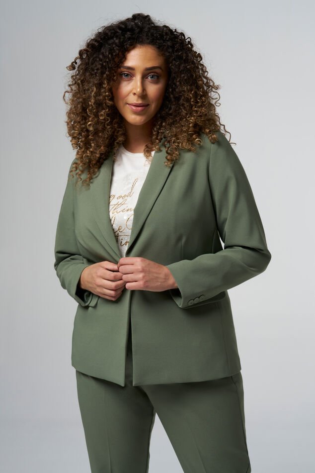 Blazer con tejido elástico( image number 0