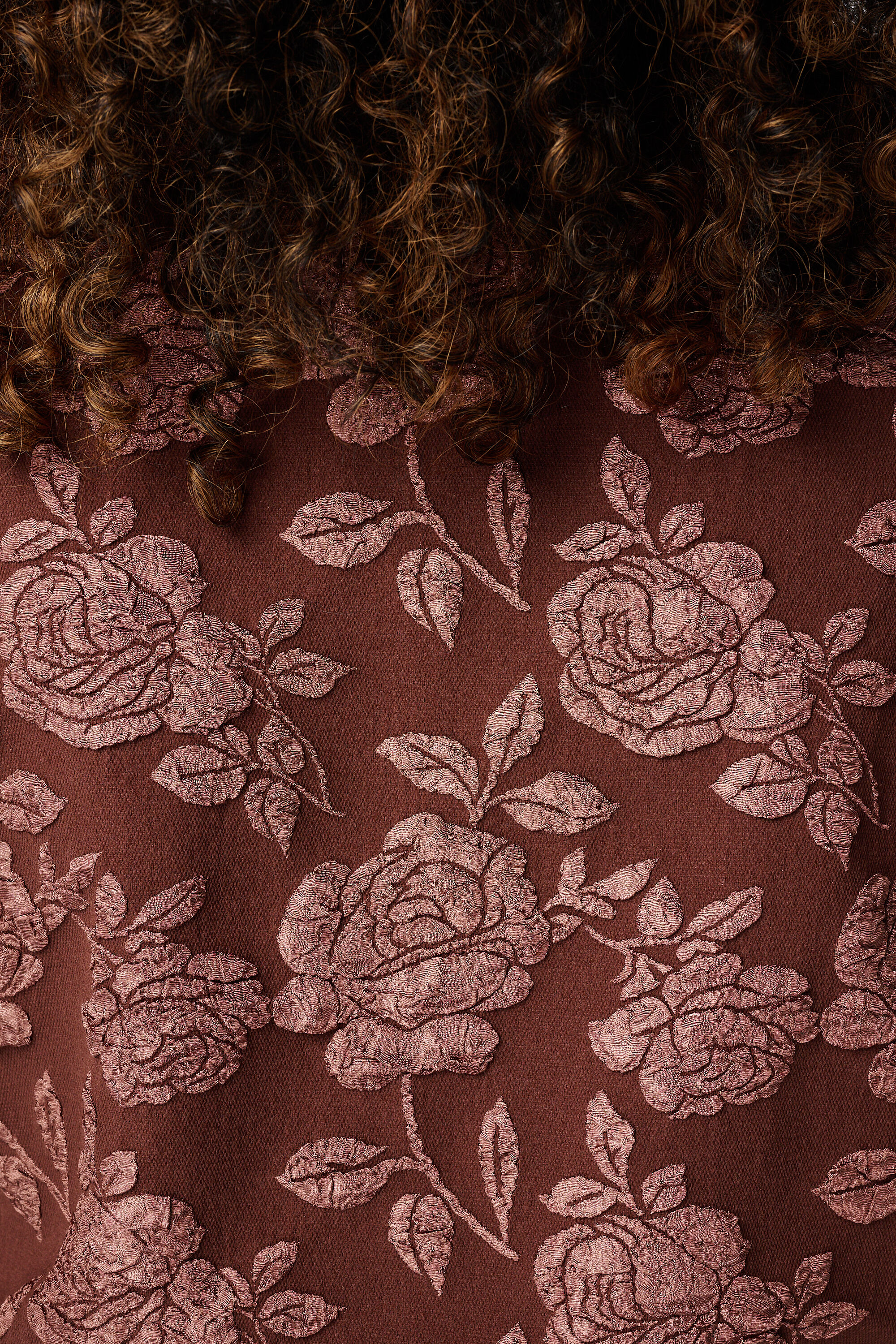 Chaqueta jacquard con mangas abullonadas image number 6