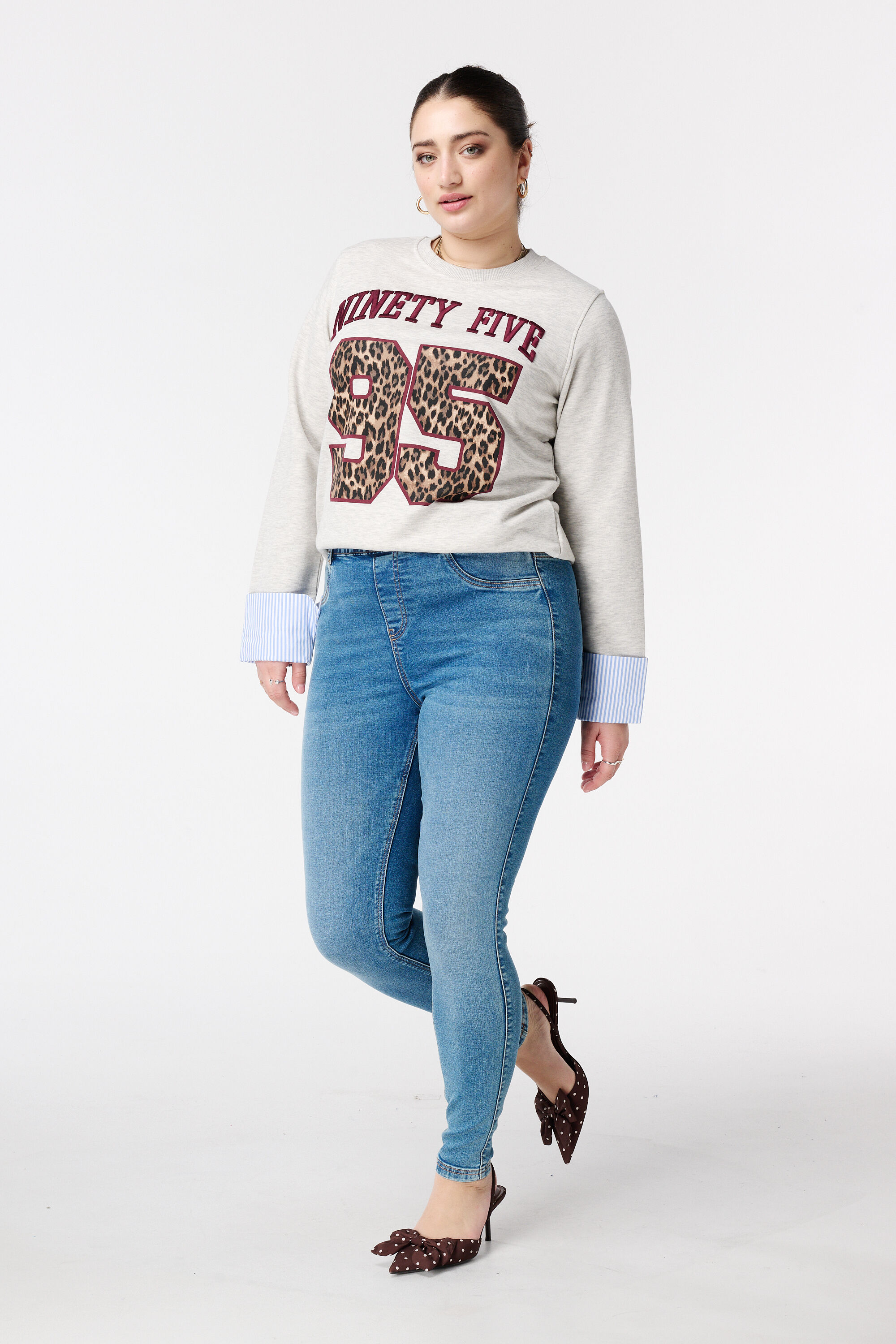 Treggings con aspecto denim