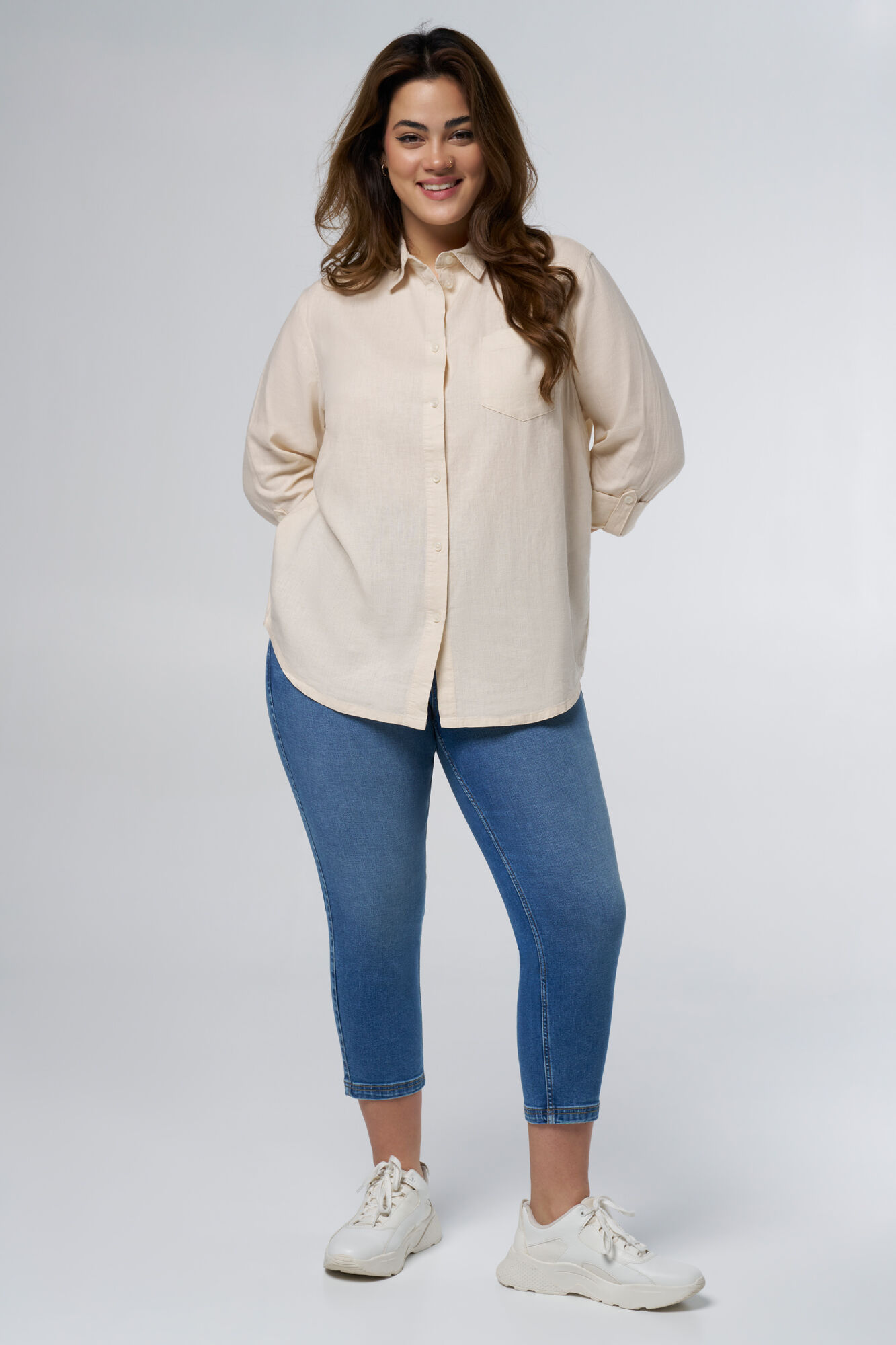 Blusa de lino image number 6