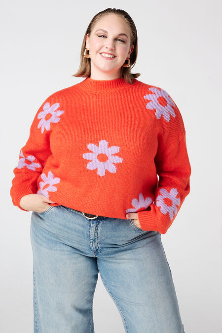 Jersey con estampado floral Jersey con estampado floral
