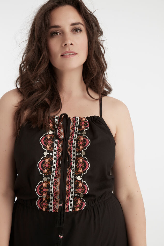 Vestido de verano con bordado image number 3