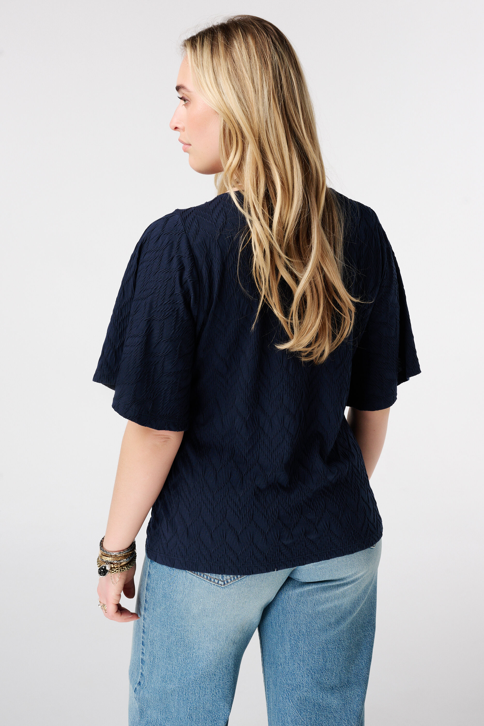 Top con escote barco image number 3