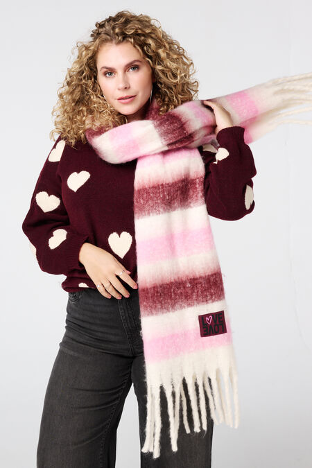 Bufanda suave de invierno con estampado Bufanda suave de invierno con estampado