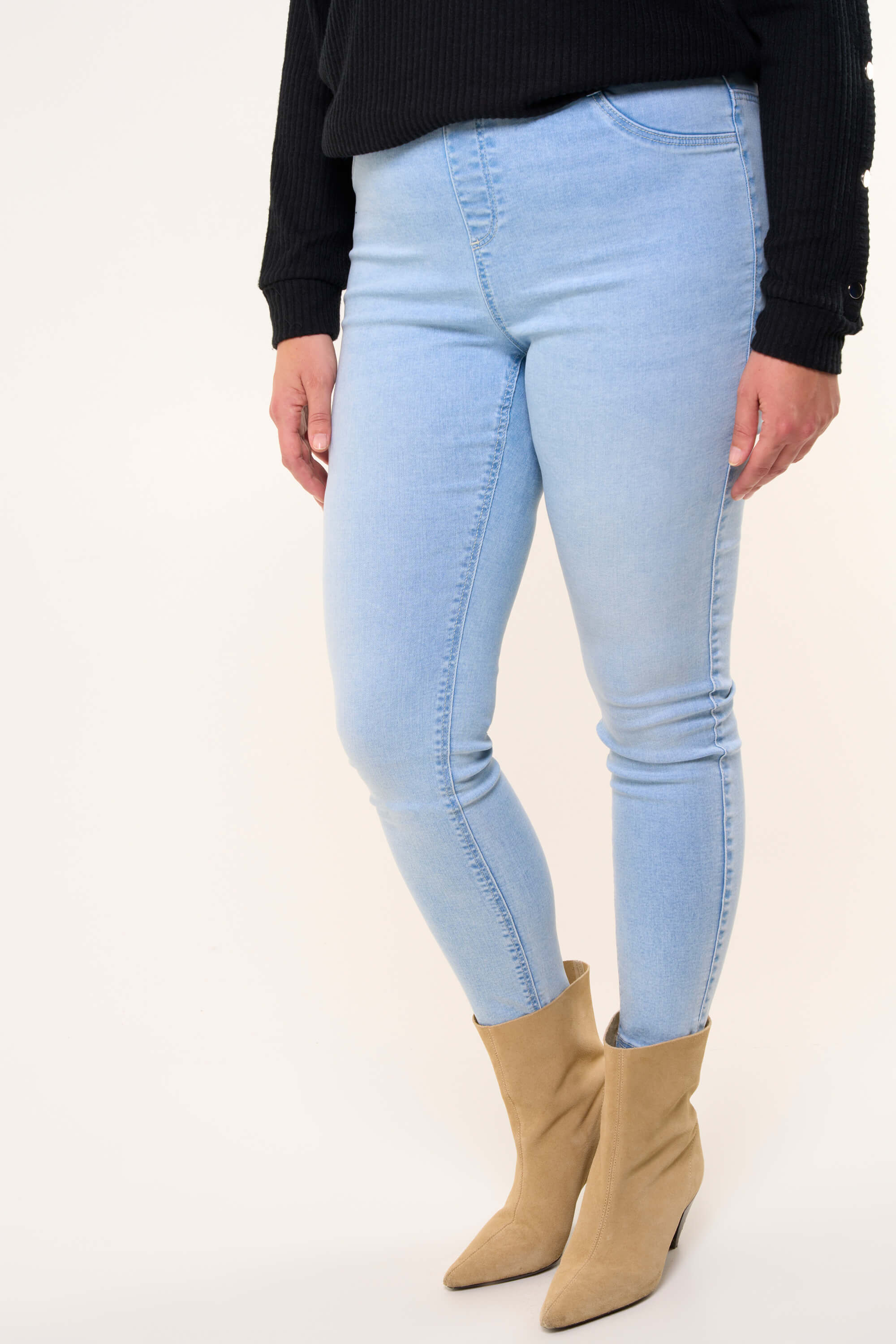 Tregging ajustado de corte 30 POPPY image number 4