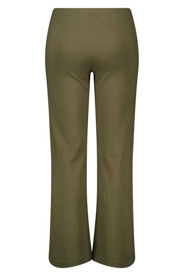 Pantalones de pernera ancha con detalles plateados image number 2