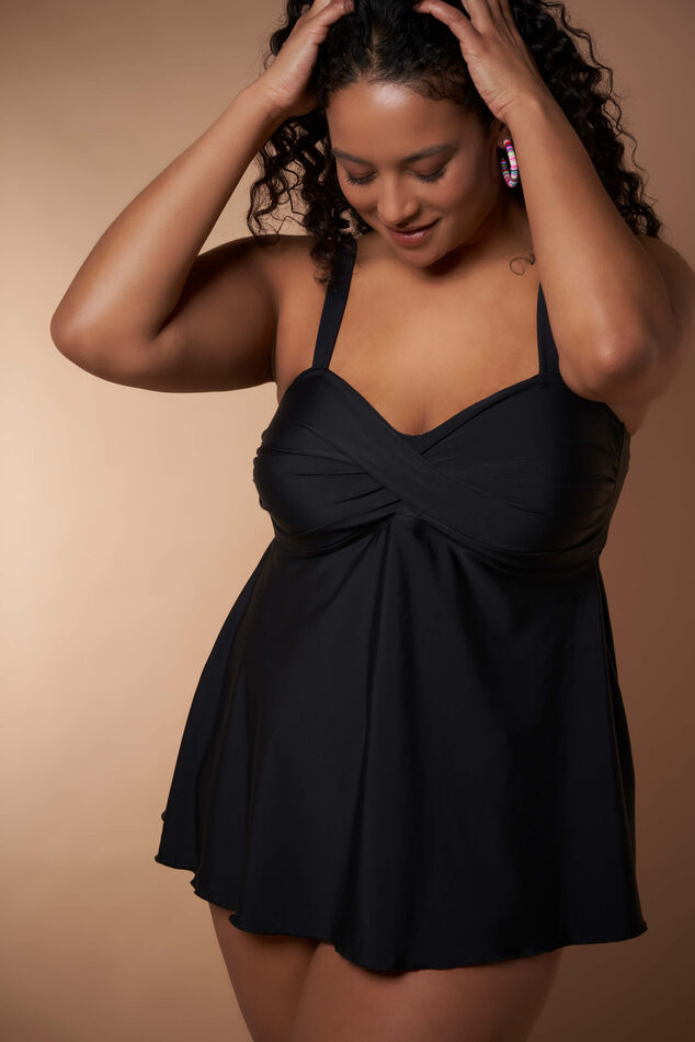 Top de tankini negro image number 0