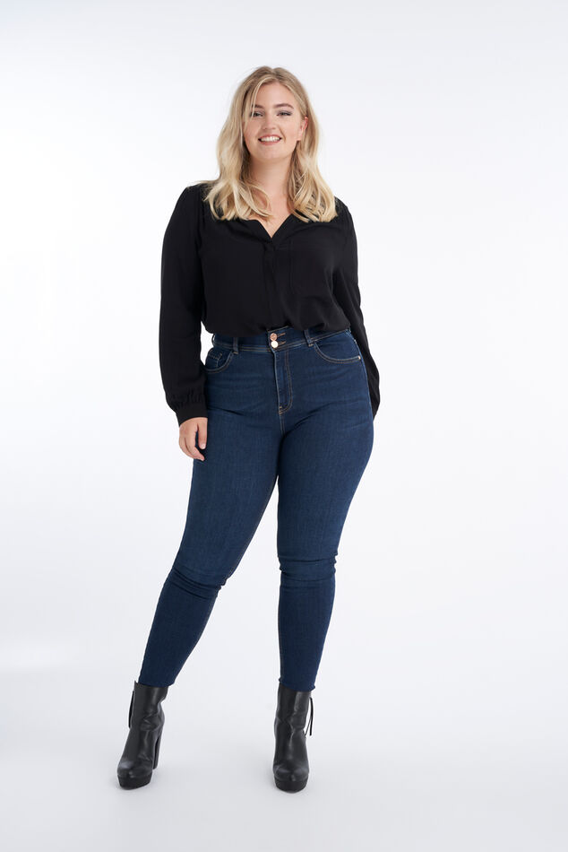 Vaqueros SCULPTS de corte pitillo  image number 0