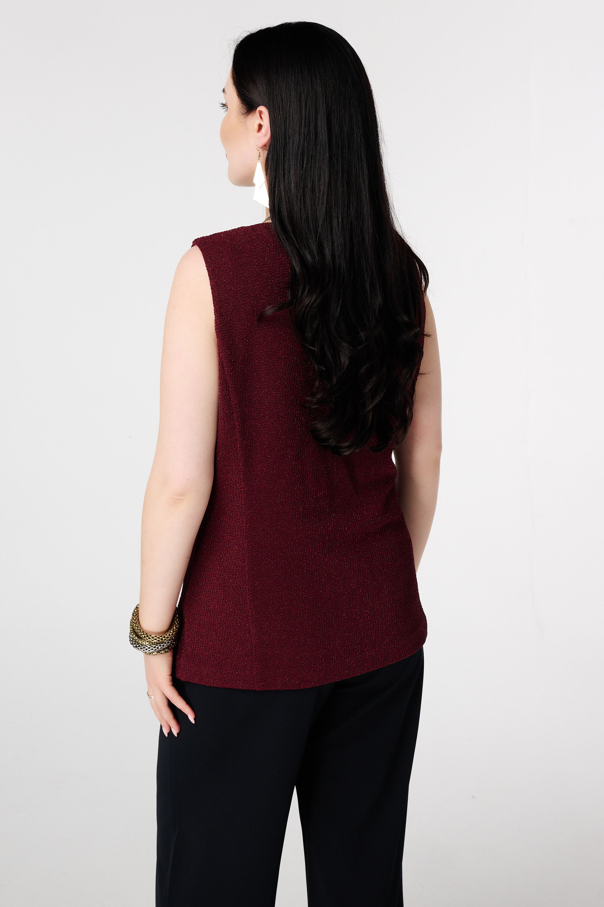 Chaleco con botones y lurex image number 3