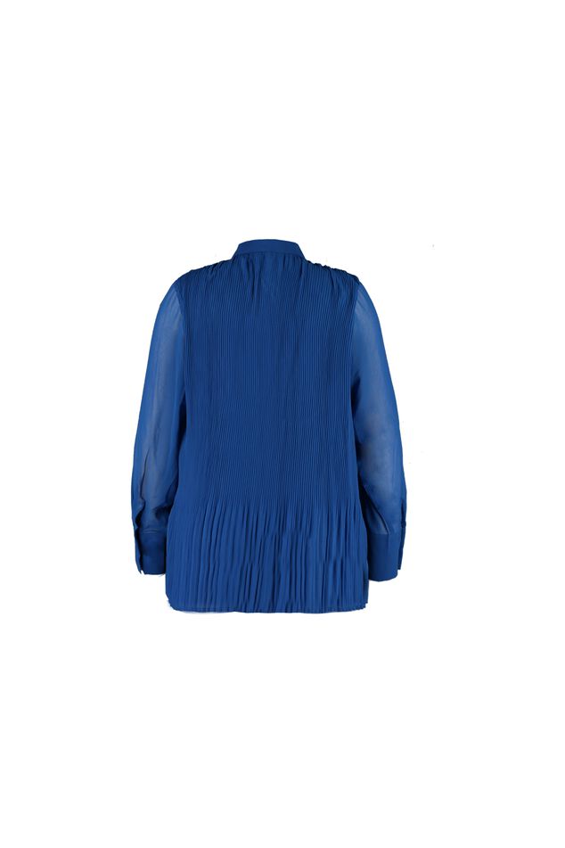 Blusa hecha de tejido plisado image number 2
