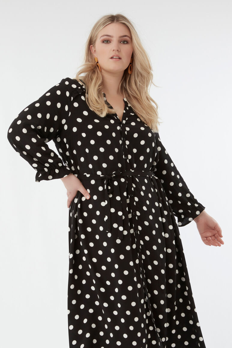 Vestido de lunares grandes image number 5