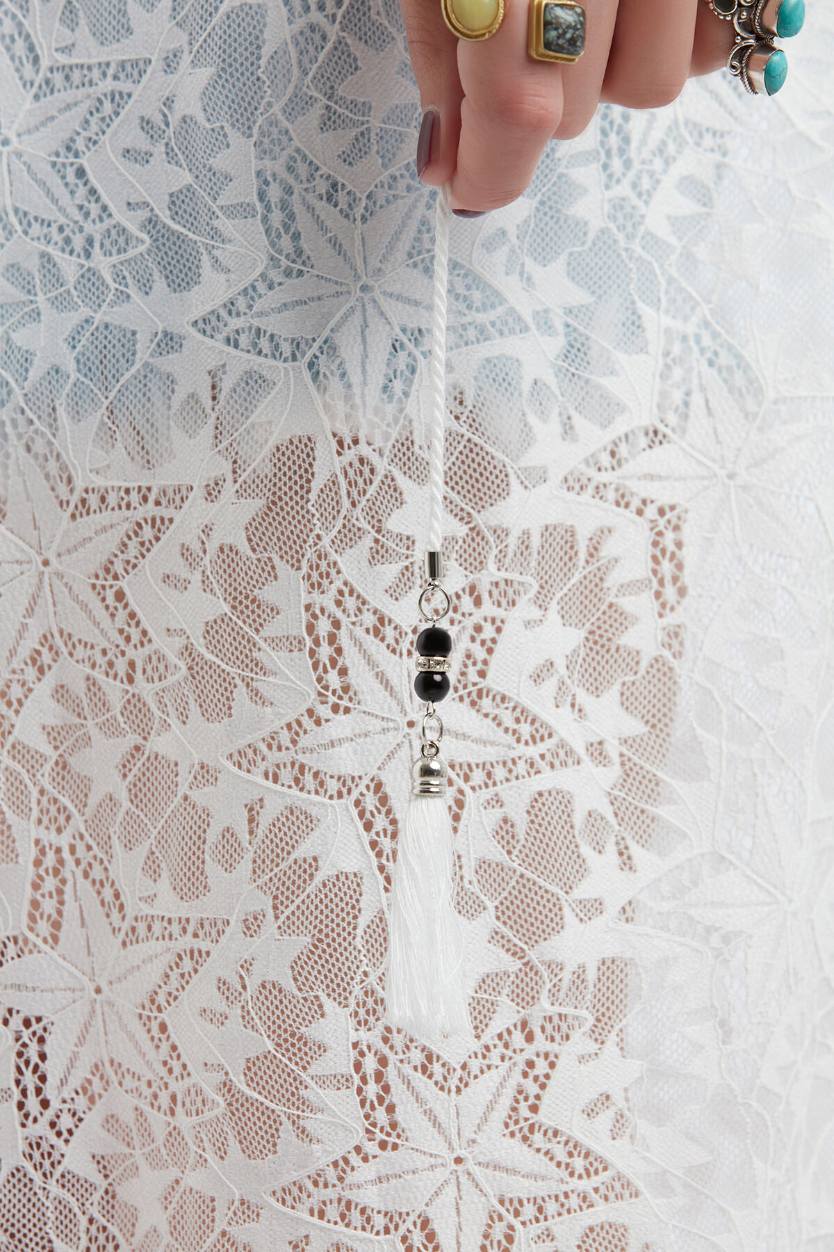 C&aacute;rdigan de encaje image number 4