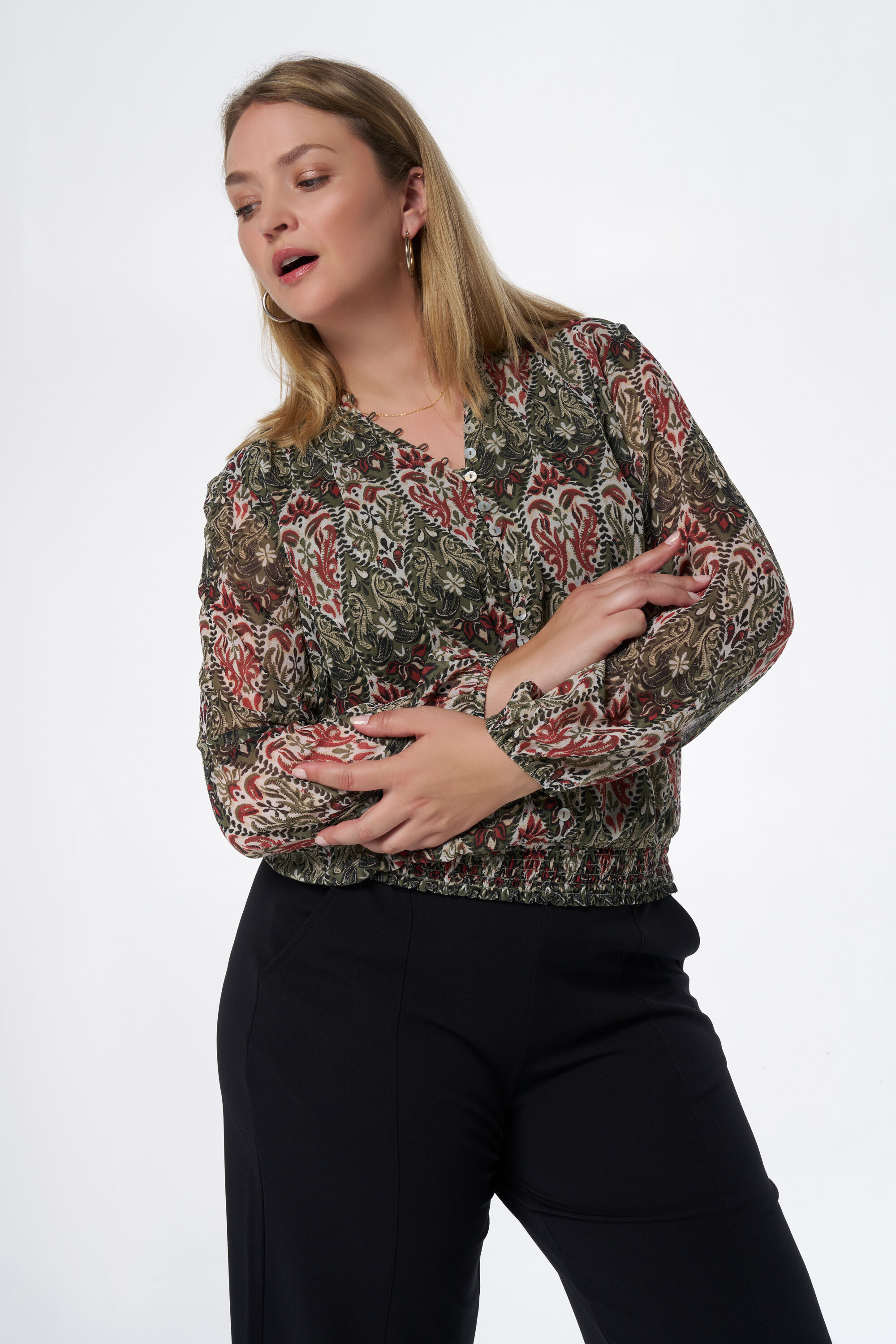 Blusa con estampado image number 0