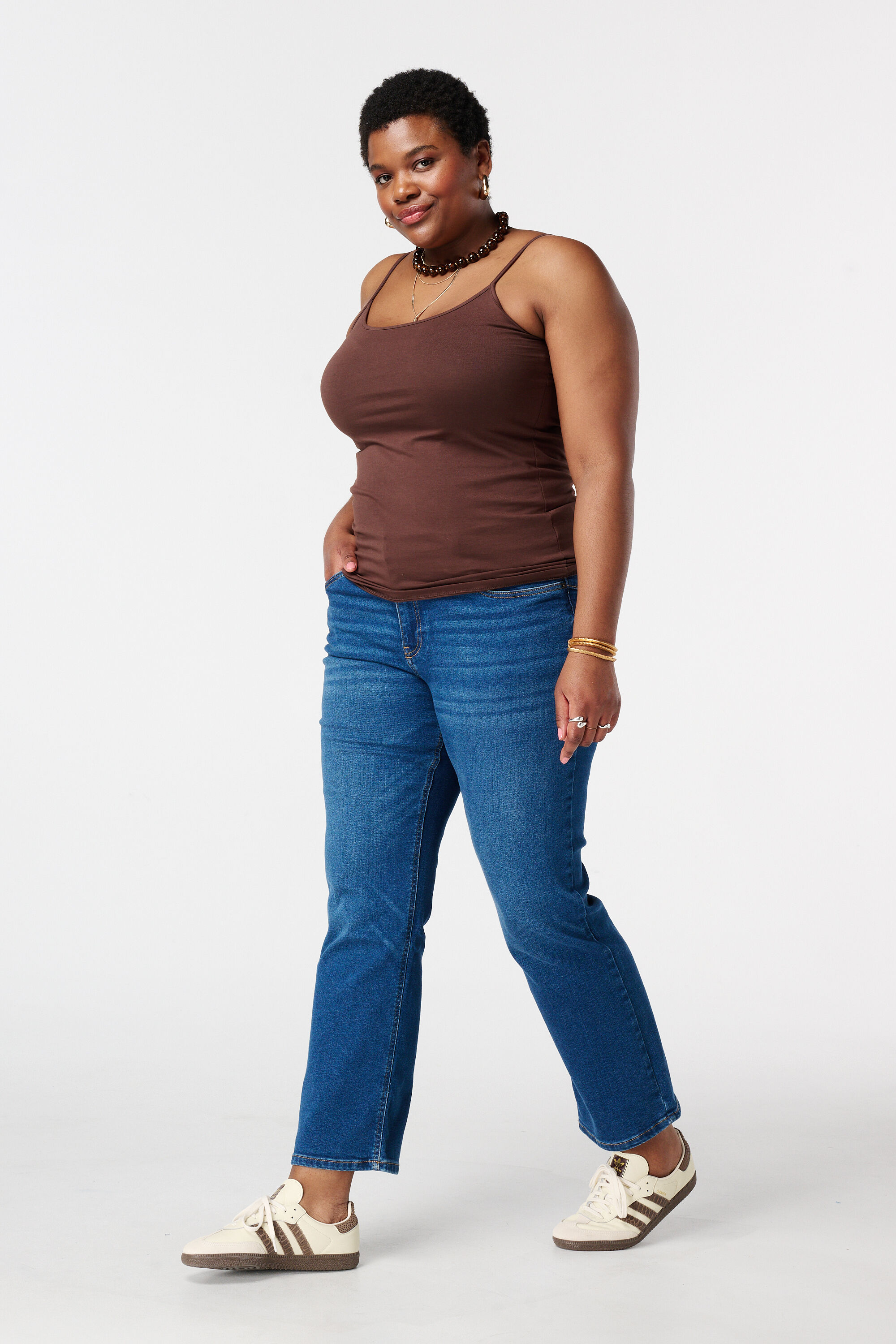 Top de espagueti con el&aacute;stico image number 5