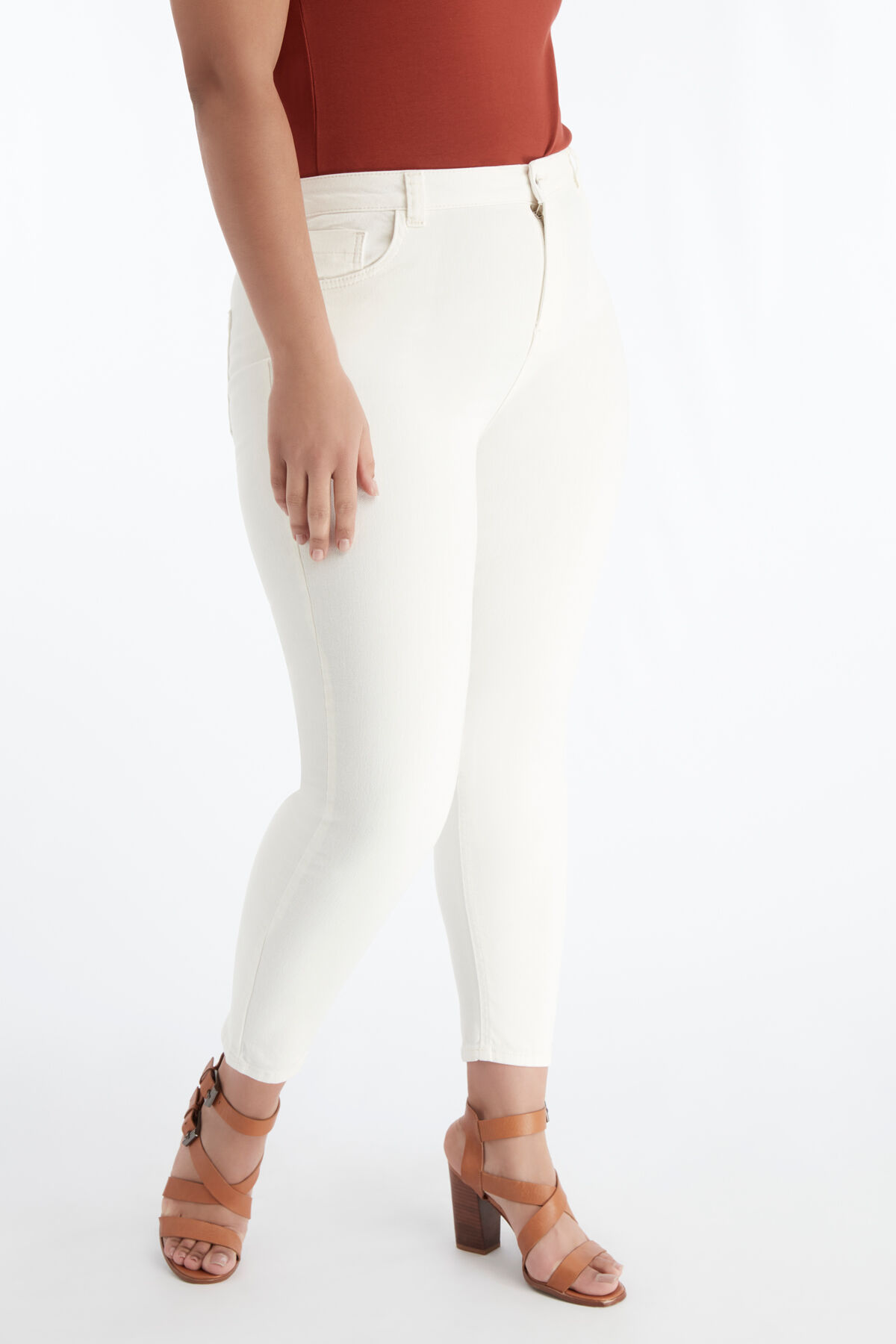 Pantalones de color crudo image number 5