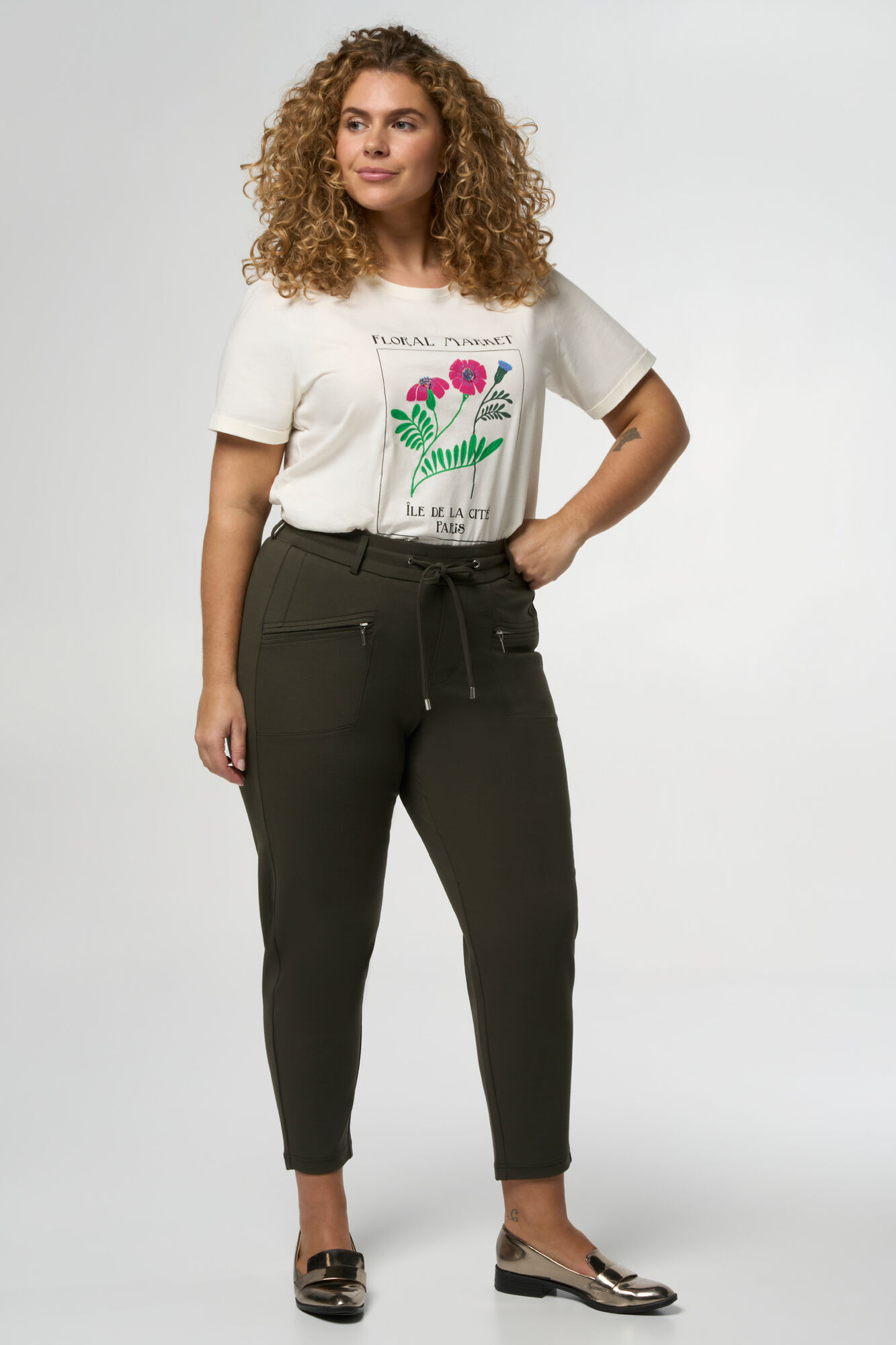 Pantalones con cremallera image number 7