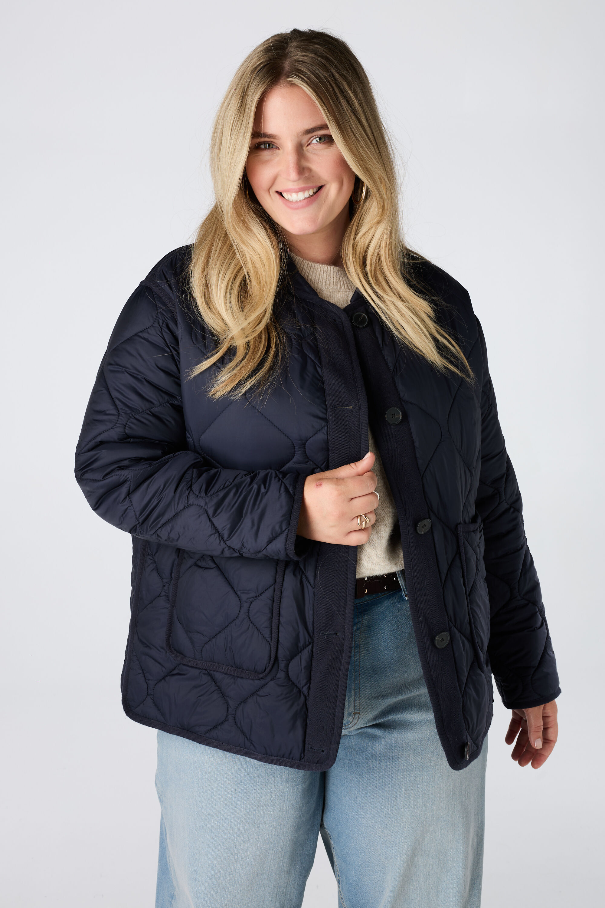 Chaqueta ligeramente acolchada