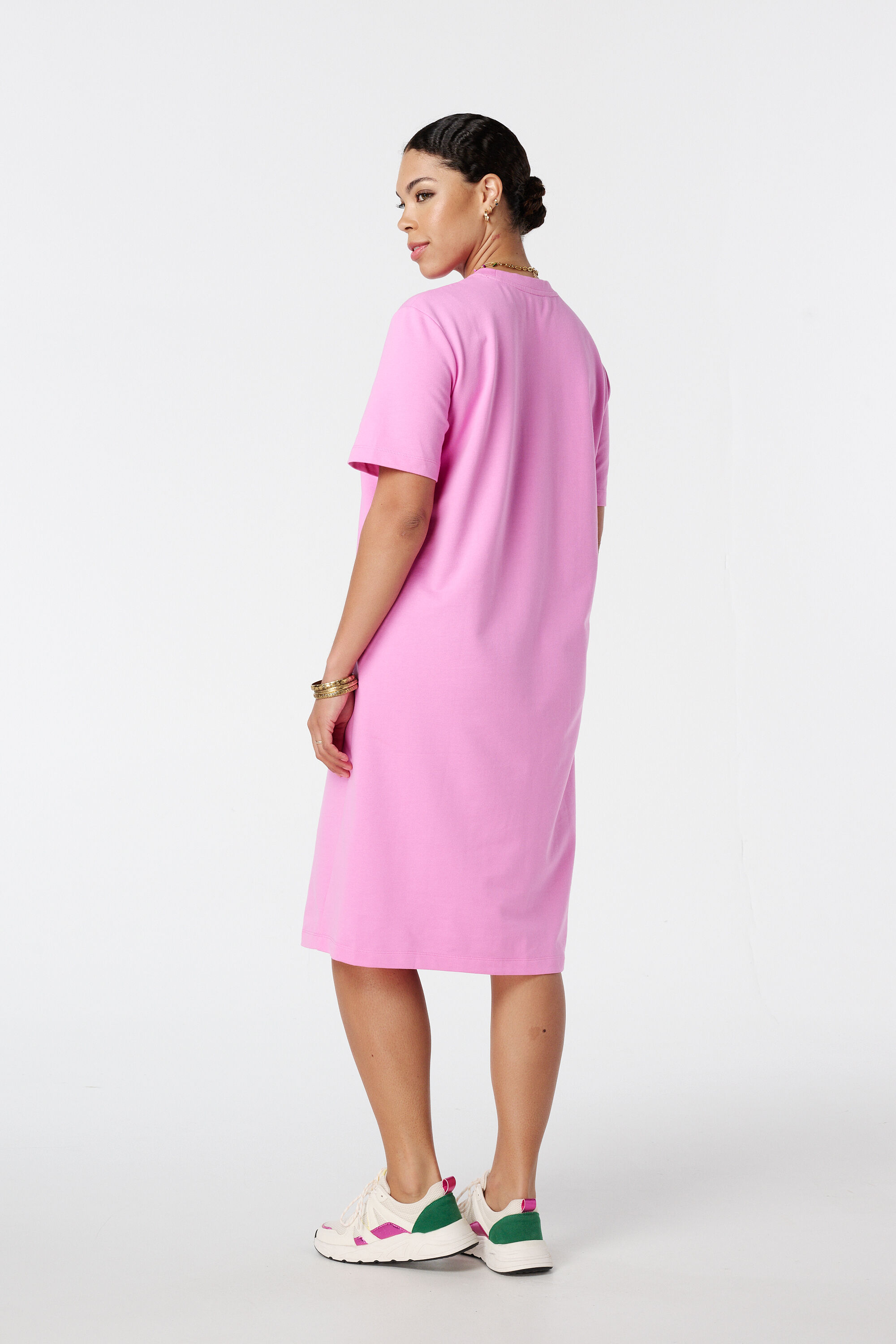 Vestido camiseta midi image number 3