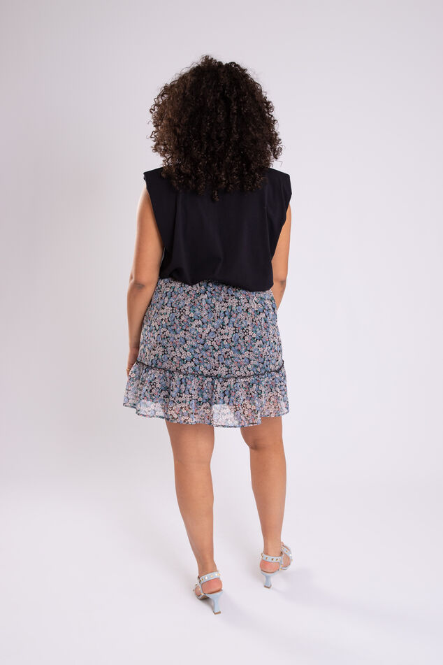 Falda con estampado image number 4