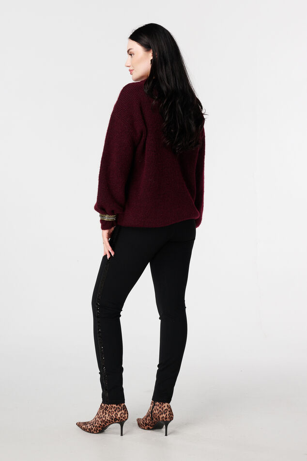 Leggings ajustados con lentejuelas en los laterales image number 3