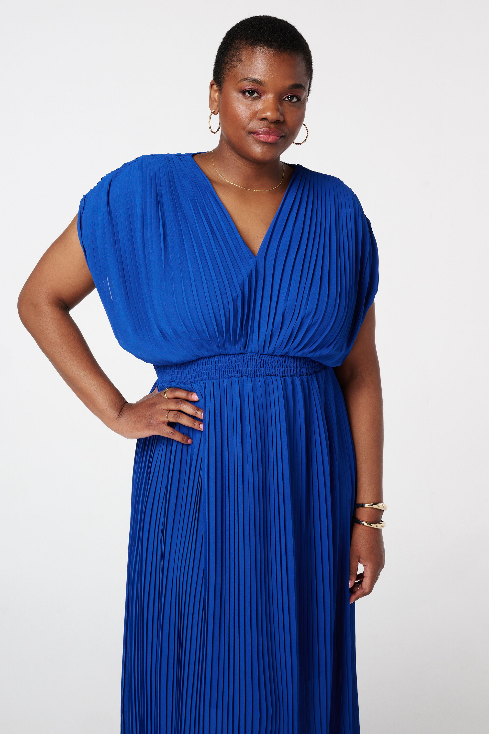 Vestido plisado image number 5