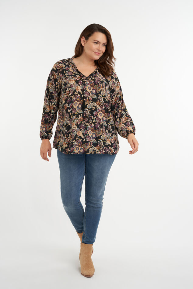 Blusa con estampado image number 6
