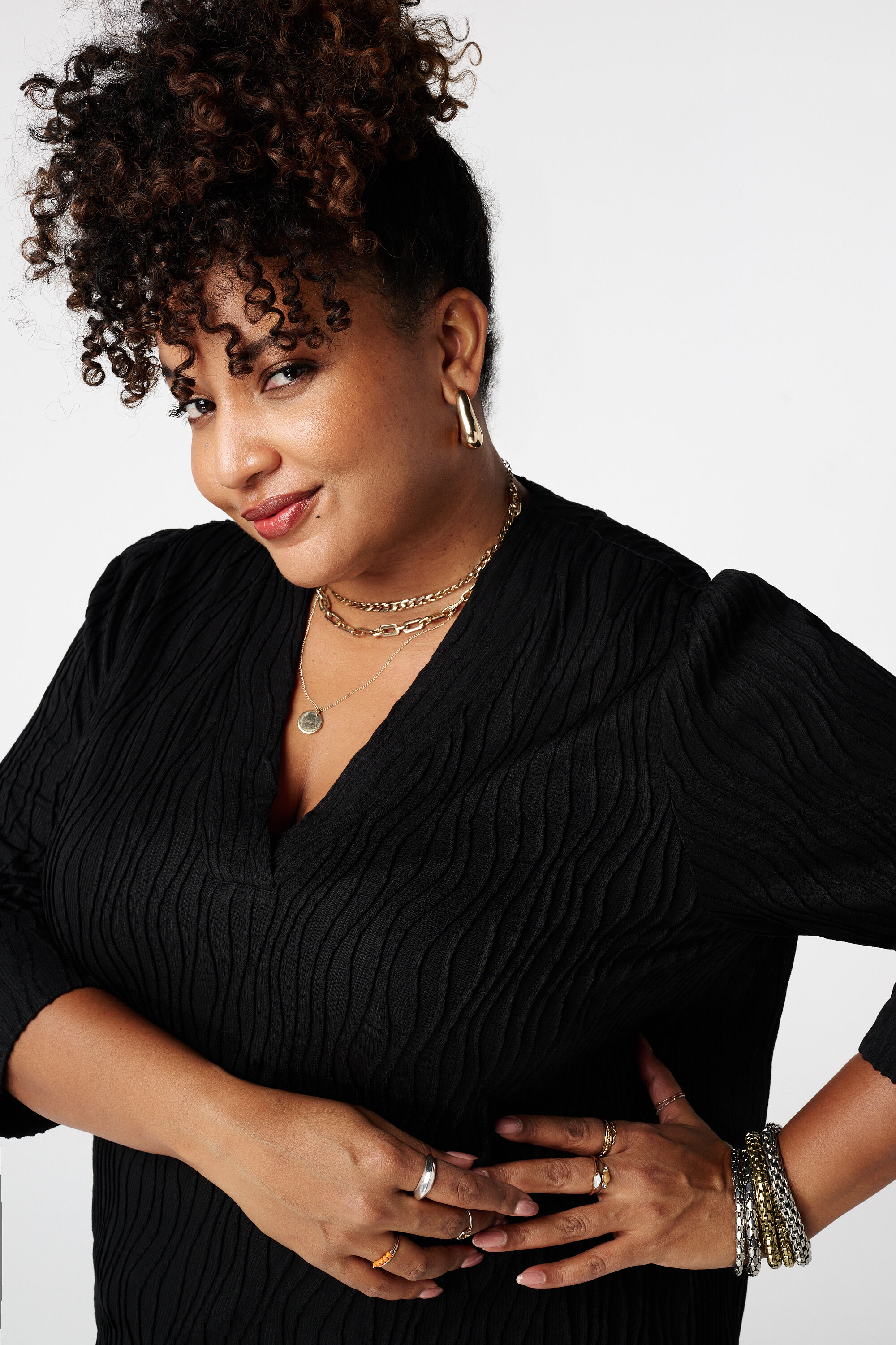 Top con estructura ondulada image number 4