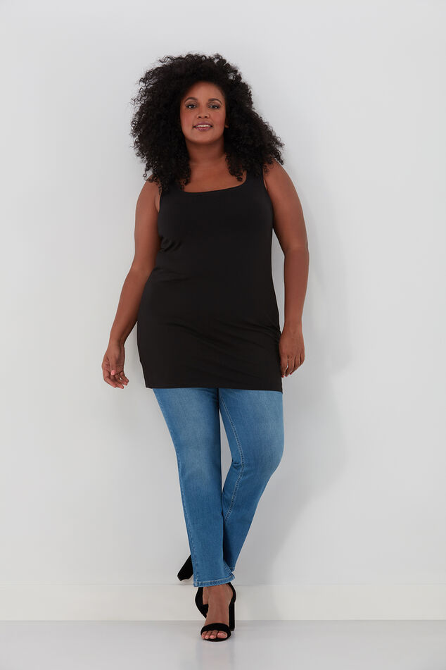 Camiseta básica sin mangas image number 3