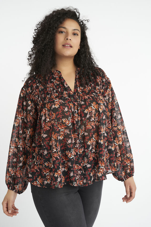 Blusa con estampado   image number 0