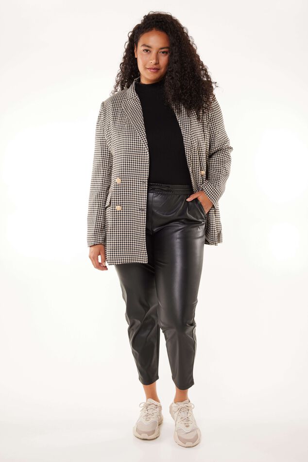 Blazer con estampado pied-de-poule image number 0