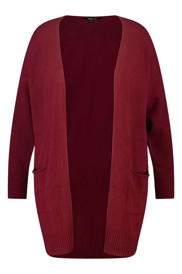 Chaqueta de punto media con bolsillos image number 1