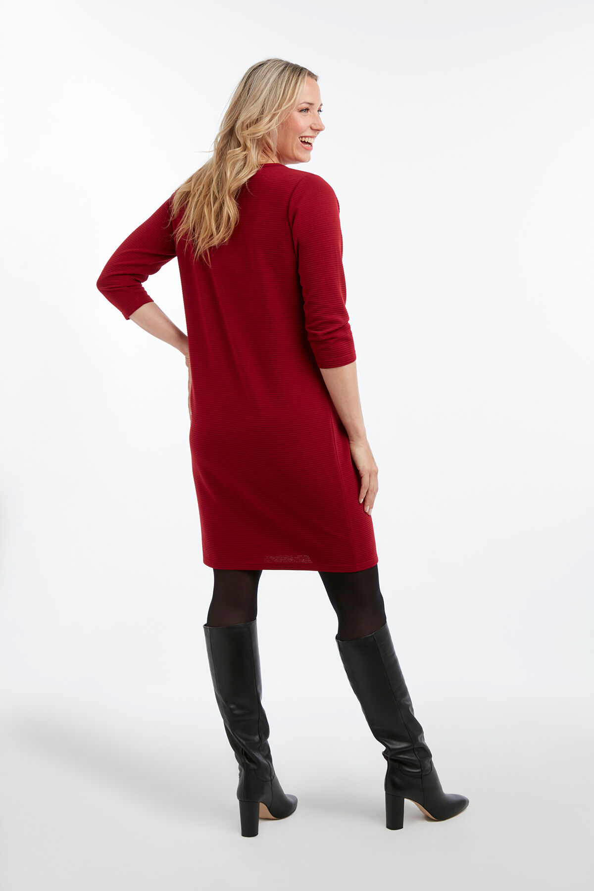 Vestido estriado image number 4