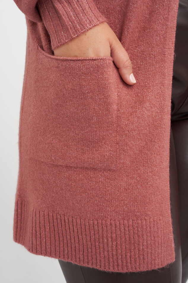 Cárdigan largo abierto image number 3