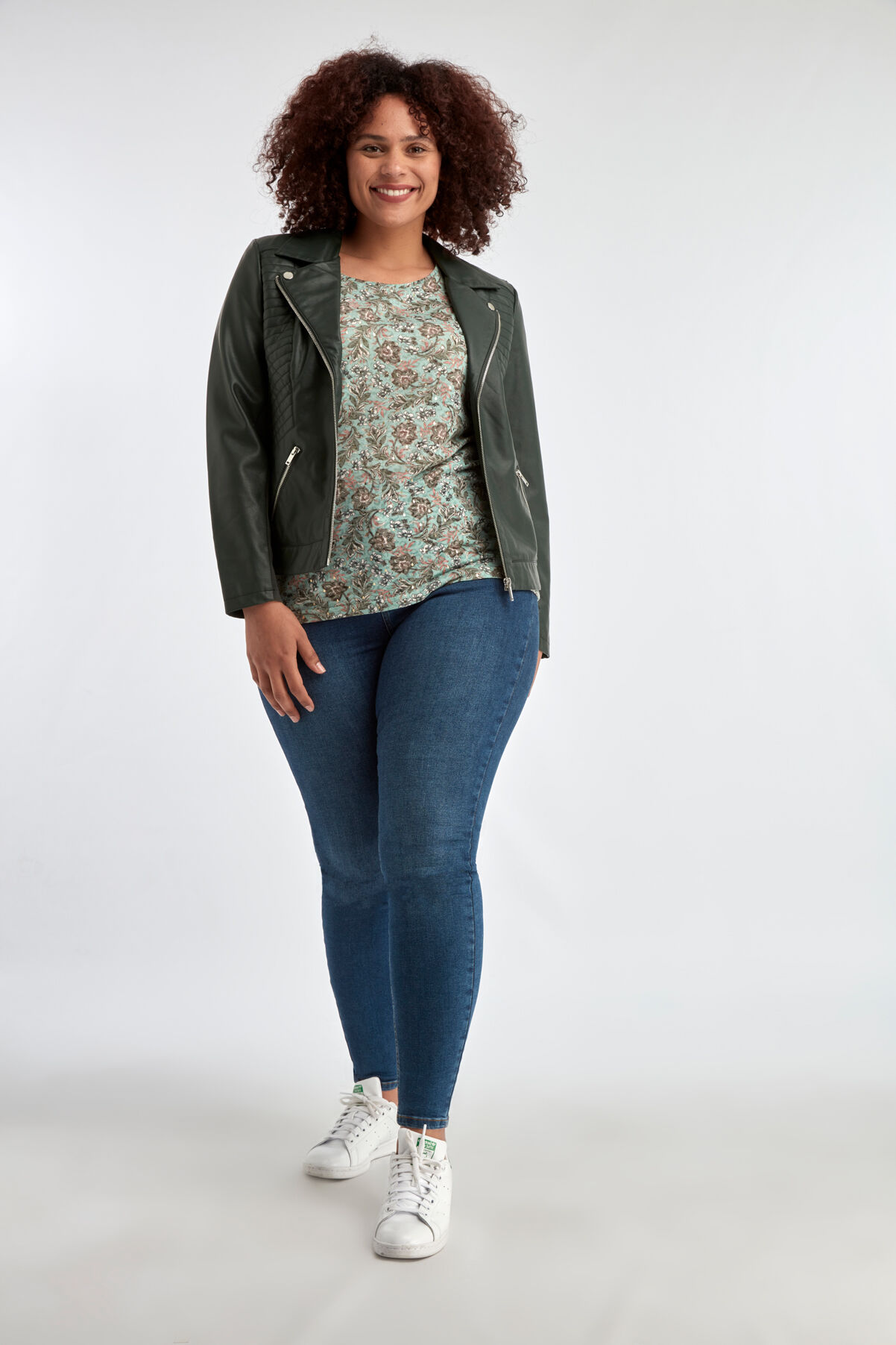 Chaqueta de cuero PU image number 5