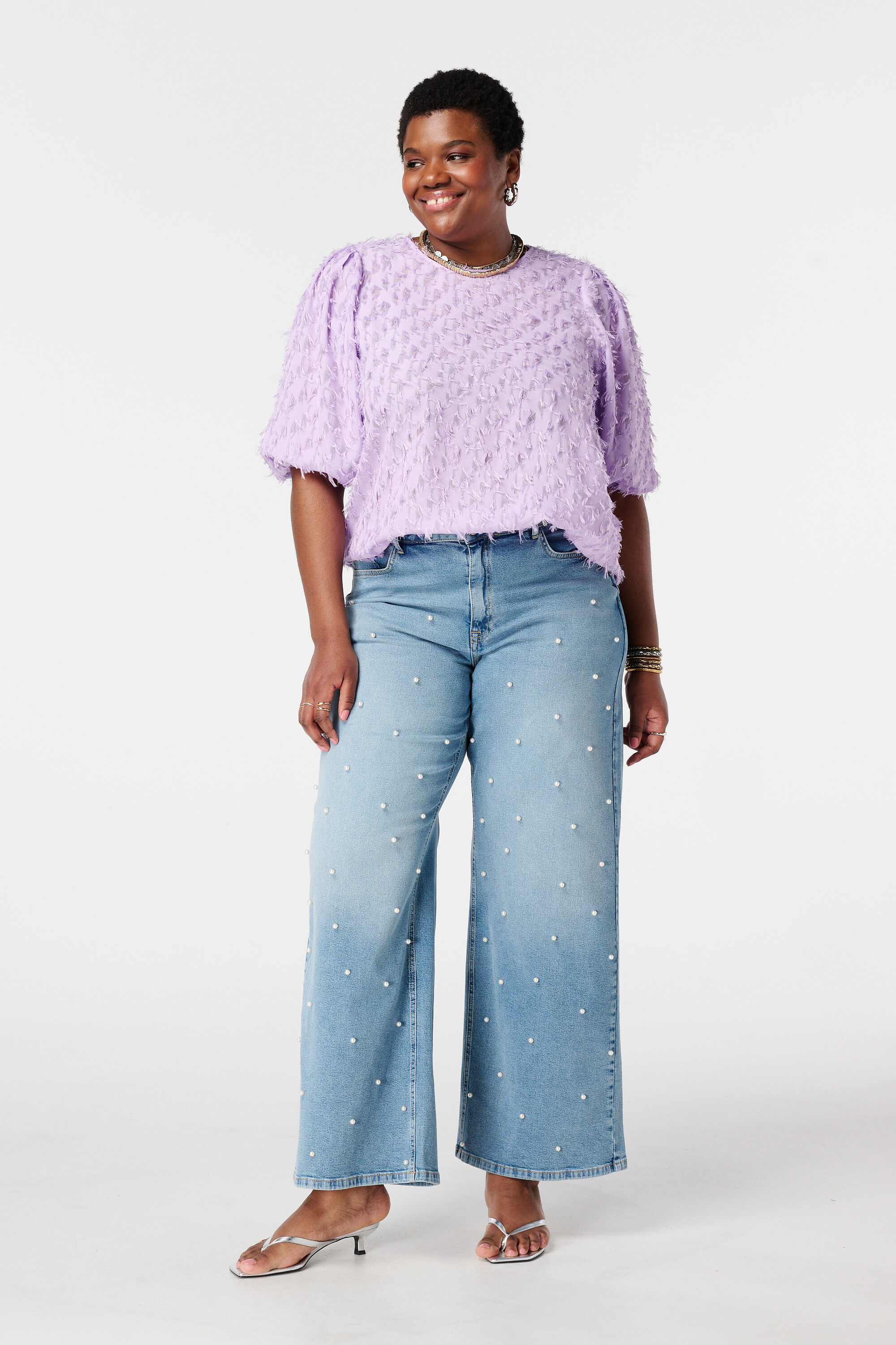 Blusa con textura image number 5