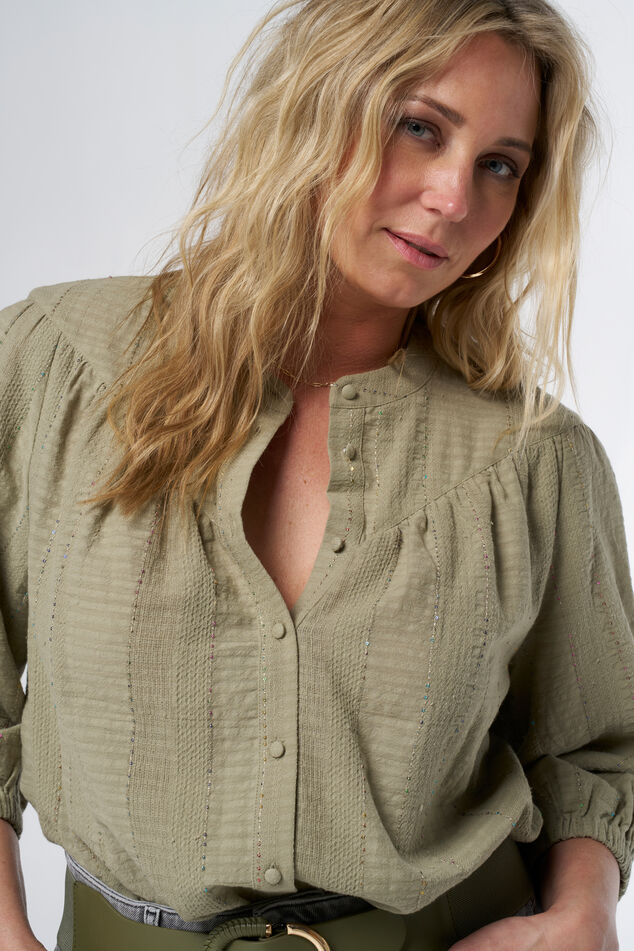 Blusa con detalles image number 4