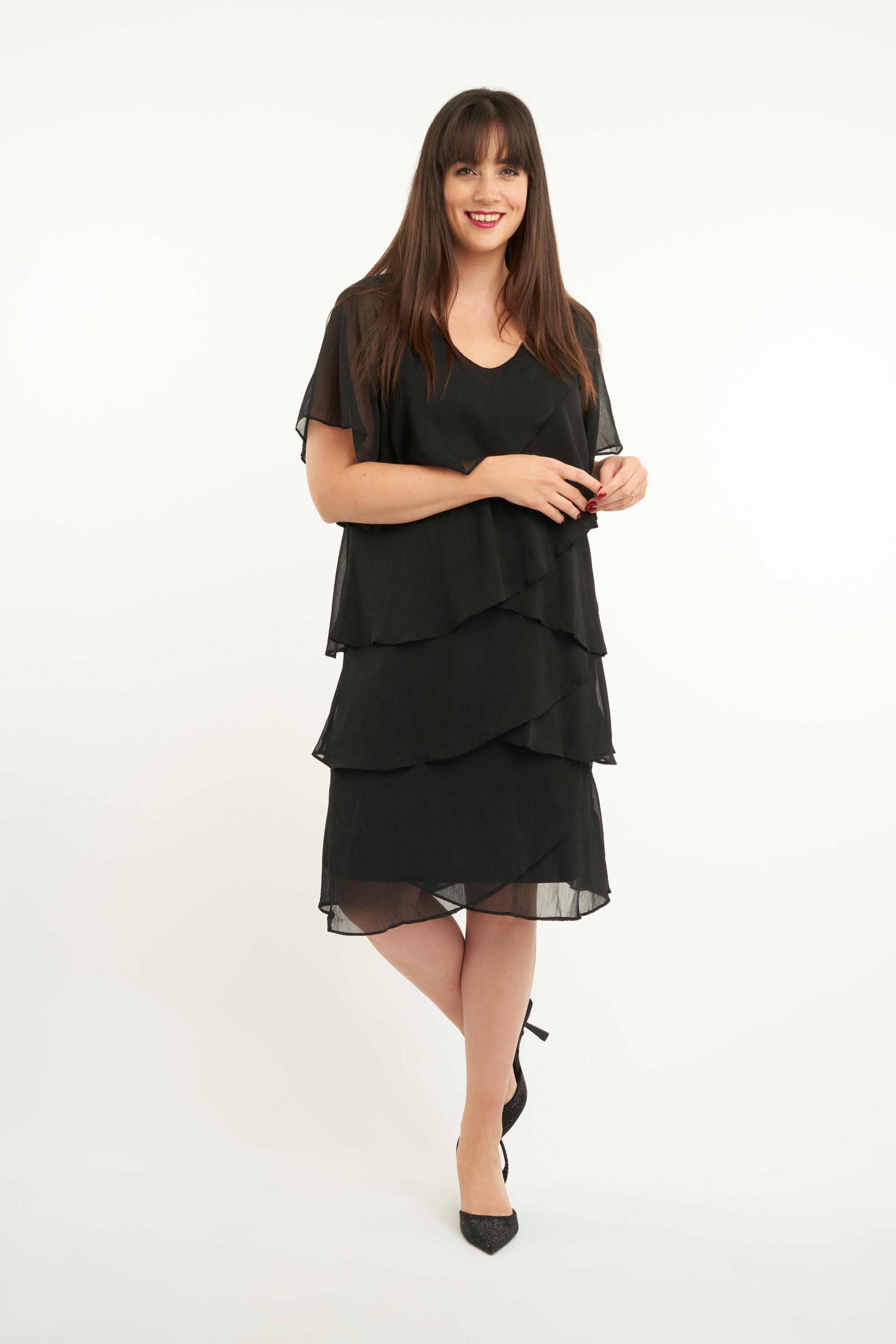 Vestido con volantes  image number 6