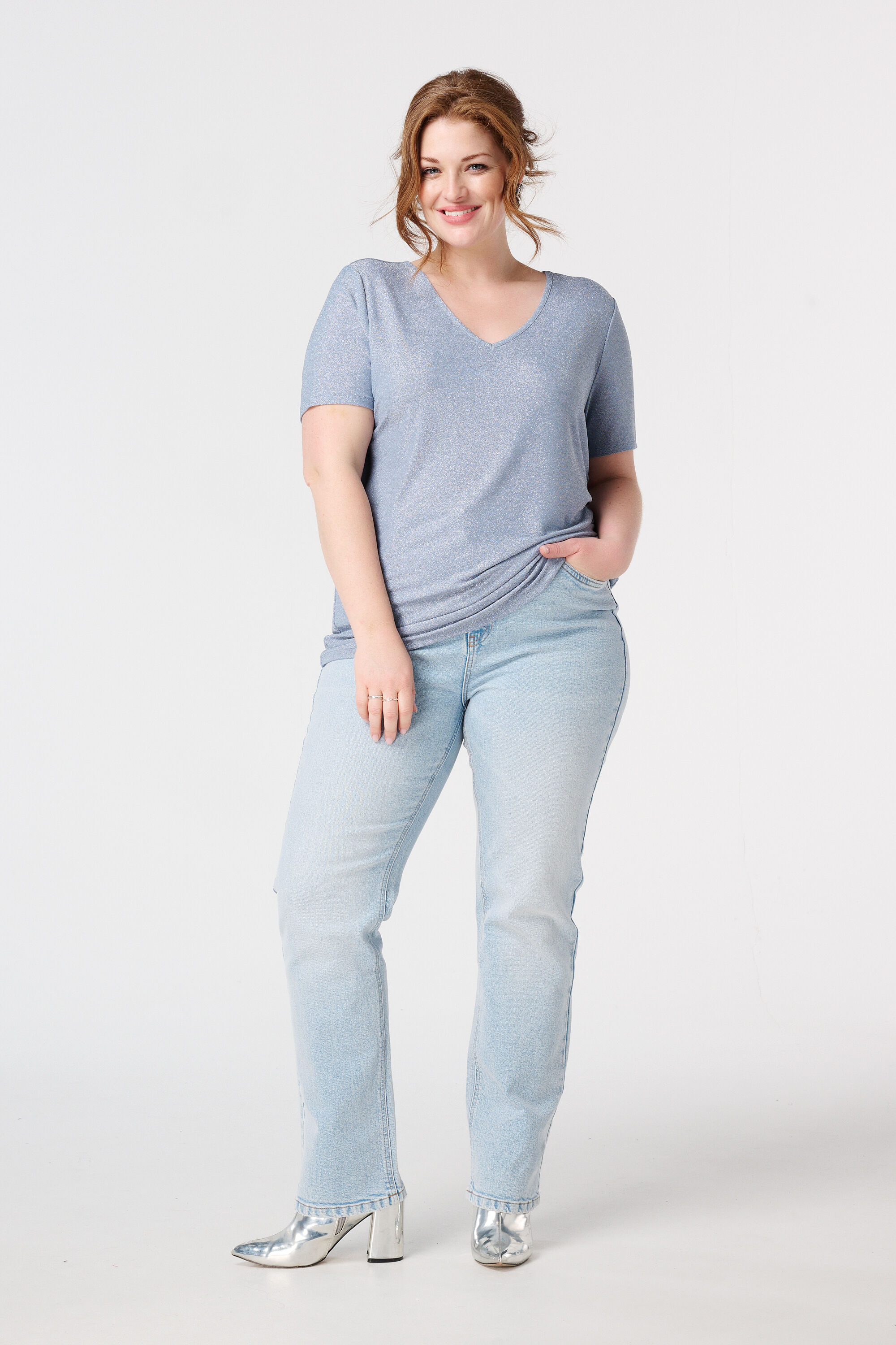 Camiseta con purpurina image number 4